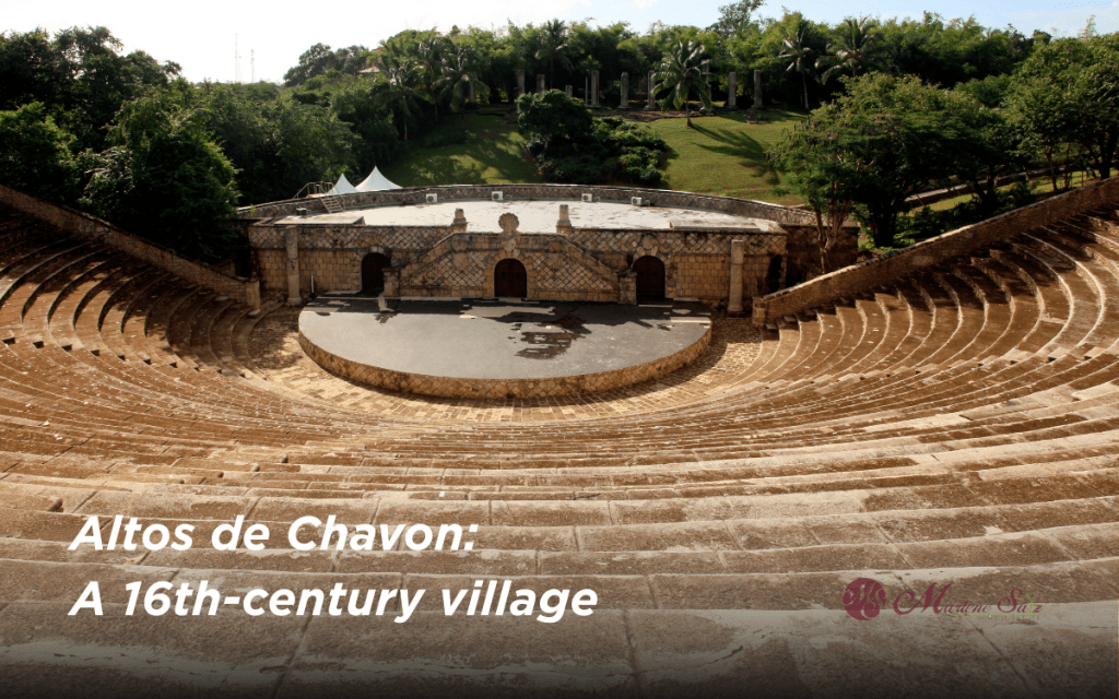 Panoramic view of the 5,000-seat Grecian-style amphitheater at Altos de Chavón.